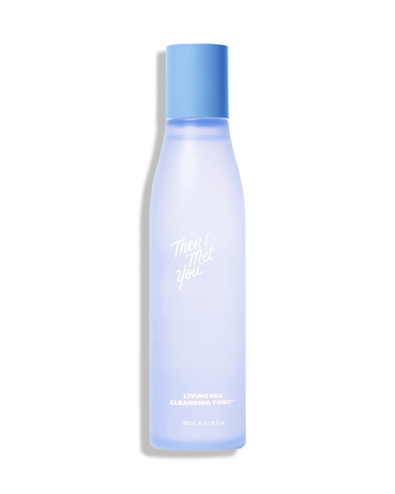 Then I Met You Living Sea Cleansing Tonic, Face Toner & Makeup Remover Micellar Water with Deep Sea Water, Papaya Enzymes & Licorice Root, Vegan & Clean Korean Skincare, 6.08 oz