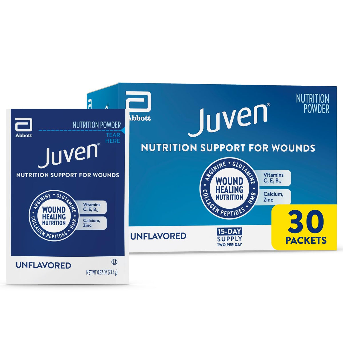 Juven Nutrition Support for Wound Healing, Fruit Punch, 30ct