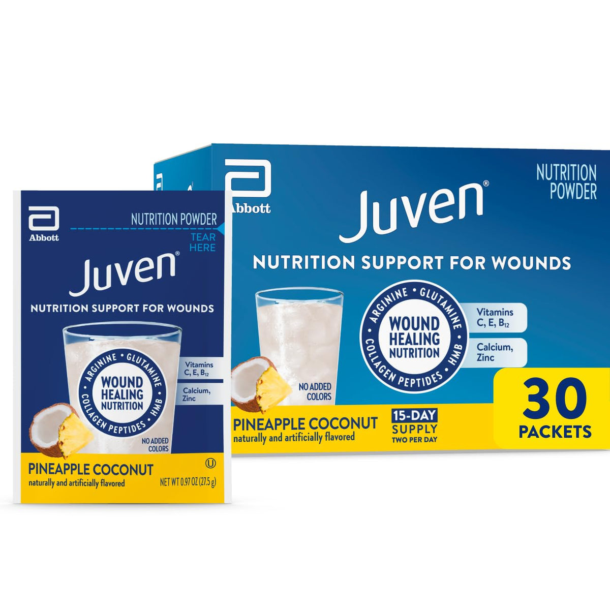 Juven Nutrition Support for Wound Healing, Fruit Punch, 30ct