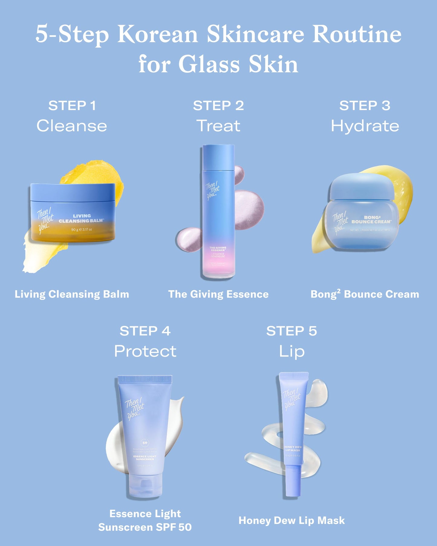 Then I Met You Living Cleansing Balm, Makeup Remover, Cleansing Oil, Face Cleanser, Melts Makeup & Sunscreen, Non-Stripping Zero Residue Oil Cleanser, First-Step Clean Vegan Korean Skincare