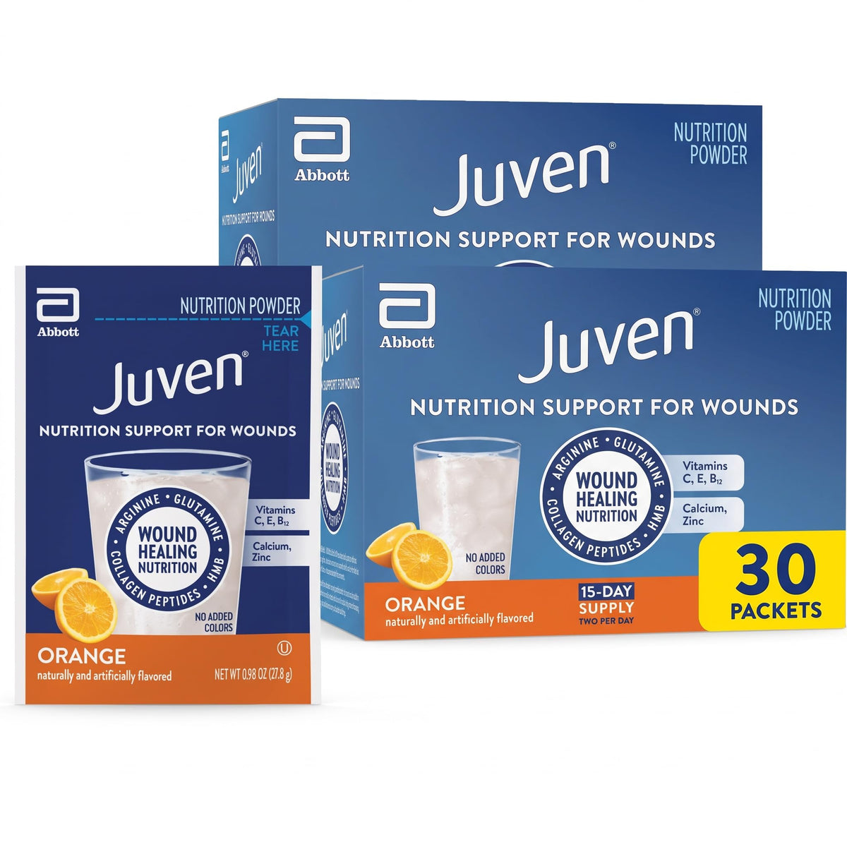Juven Nutrition Support for Wound Healing, Fruit Punch, 30ct
