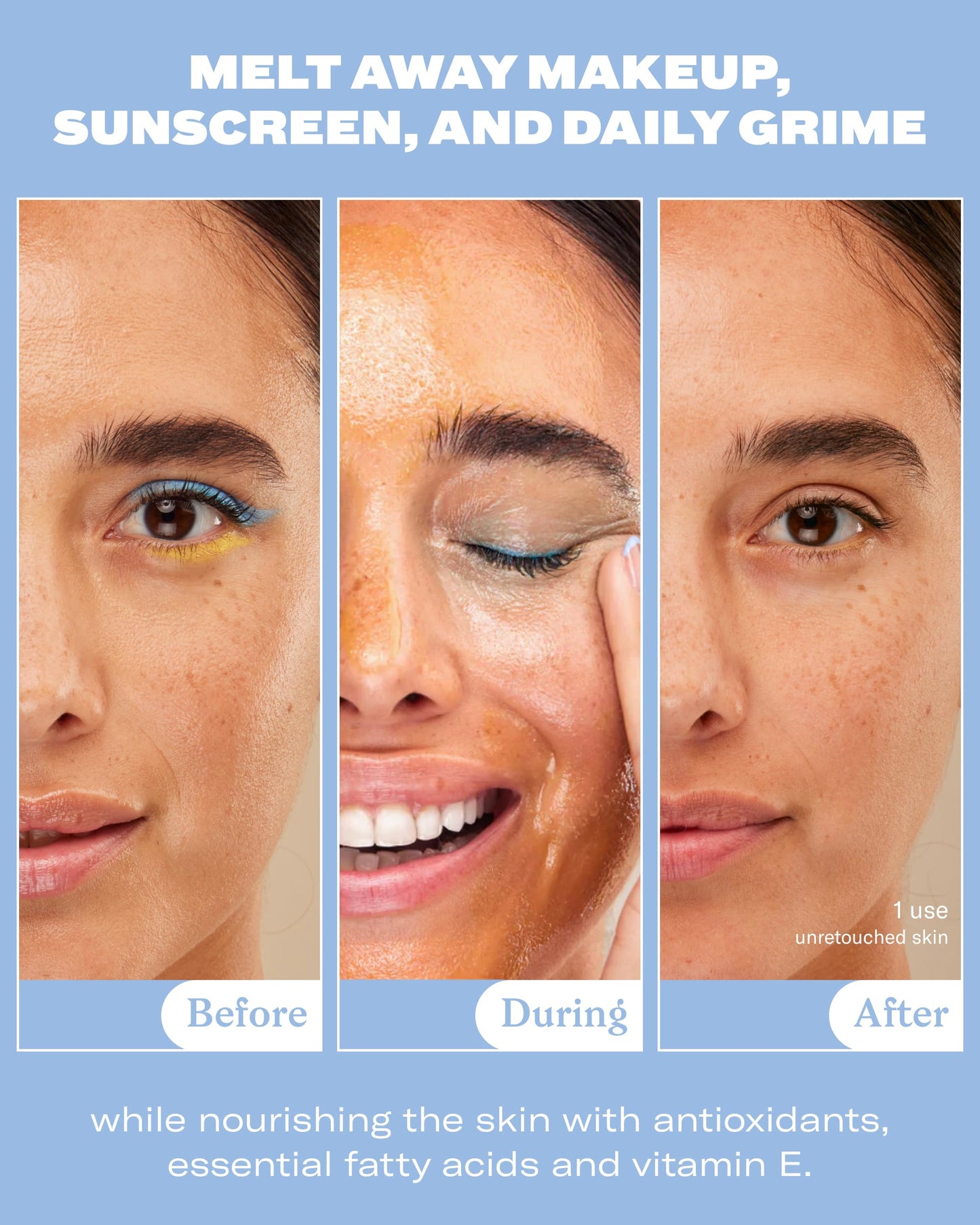 Then I Met You Living Cleansing Balm, Makeup Remover, Cleansing Oil, Face Cleanser, Melts Makeup & Sunscreen, Non-Stripping Zero Residue Oil Cleanser, First-Step Clean Vegan Korean Skincare