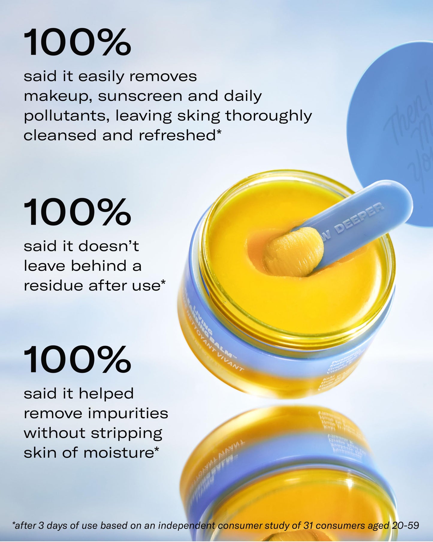 Then I Met You Living Cleansing Balm, Makeup Remover, Cleansing Oil, Face Cleanser, Melts Makeup & Sunscreen, Non-Stripping Zero Residue Oil Cleanser, First-Step Clean Vegan Korean Skincare