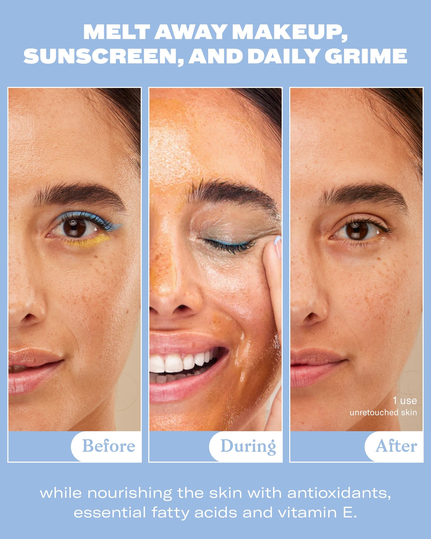 Then I Met You Living Cleansing Balm, Makeup Remover, Cleansing Oil, Face Cleanser, Melts Makeup & Sunscreen, Non-Stripping Zero Residue Oil Cleanser, First-Step Clean Vegan Korean Skincare